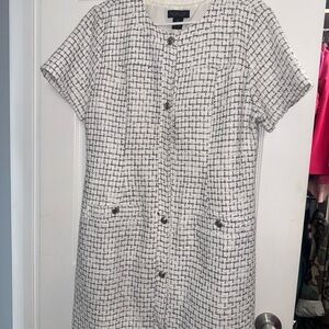 Rachel Zoe Monochrome Tweed Jacket